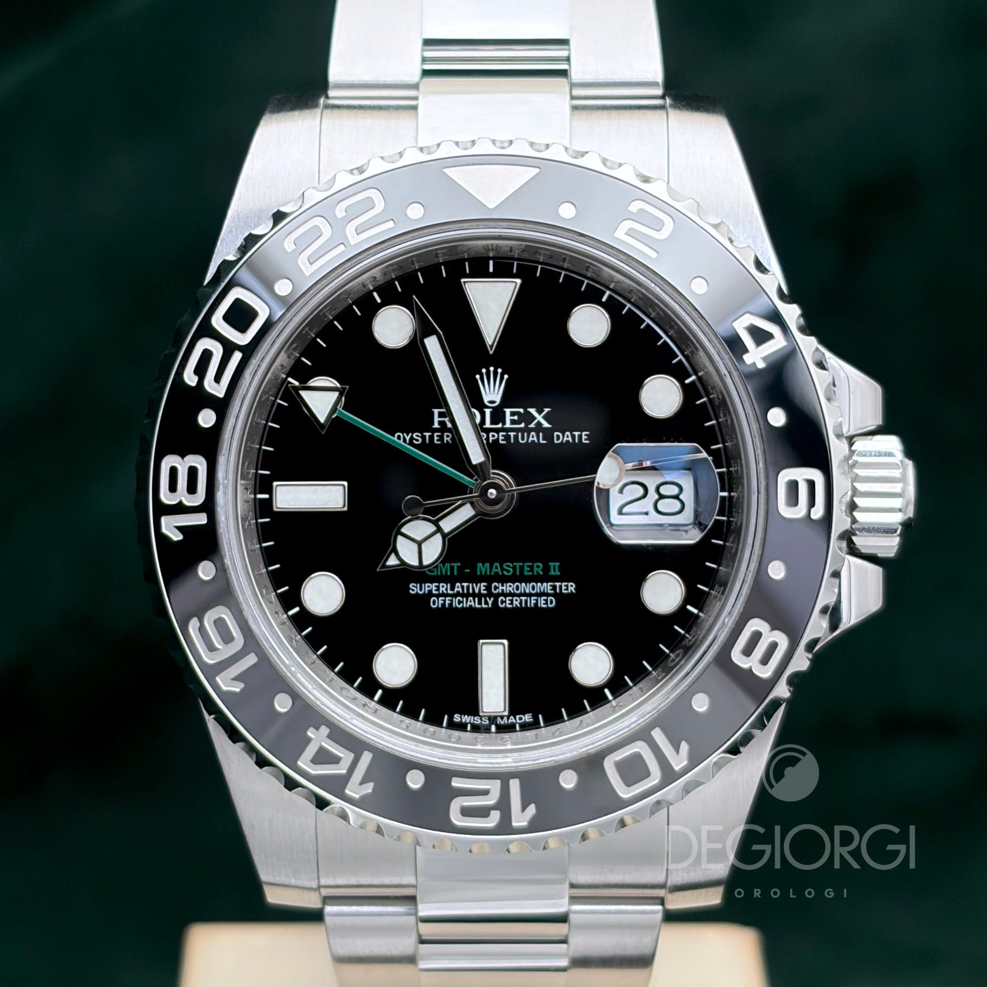 Rolex GMT Master II 116710LN Oyster 40 mm Acciaio Ceramica