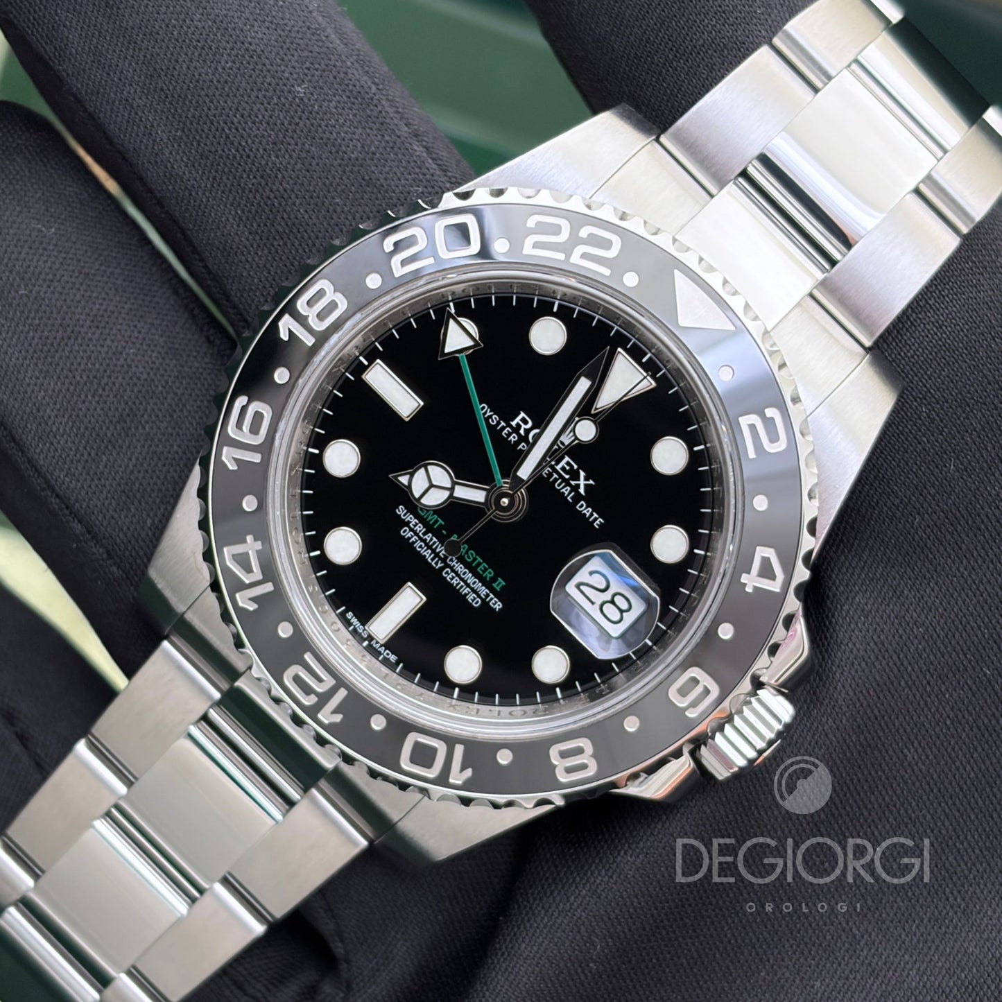 Rolex GMT Master II 116710LN Oyster 40 mm Acciaio Ceramica