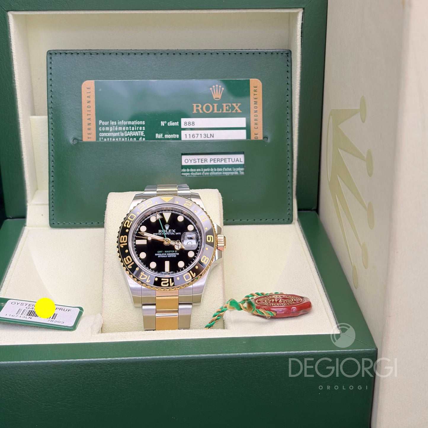 Rolex GMT Master II 116713LN Oyster 40 mm Ceramica