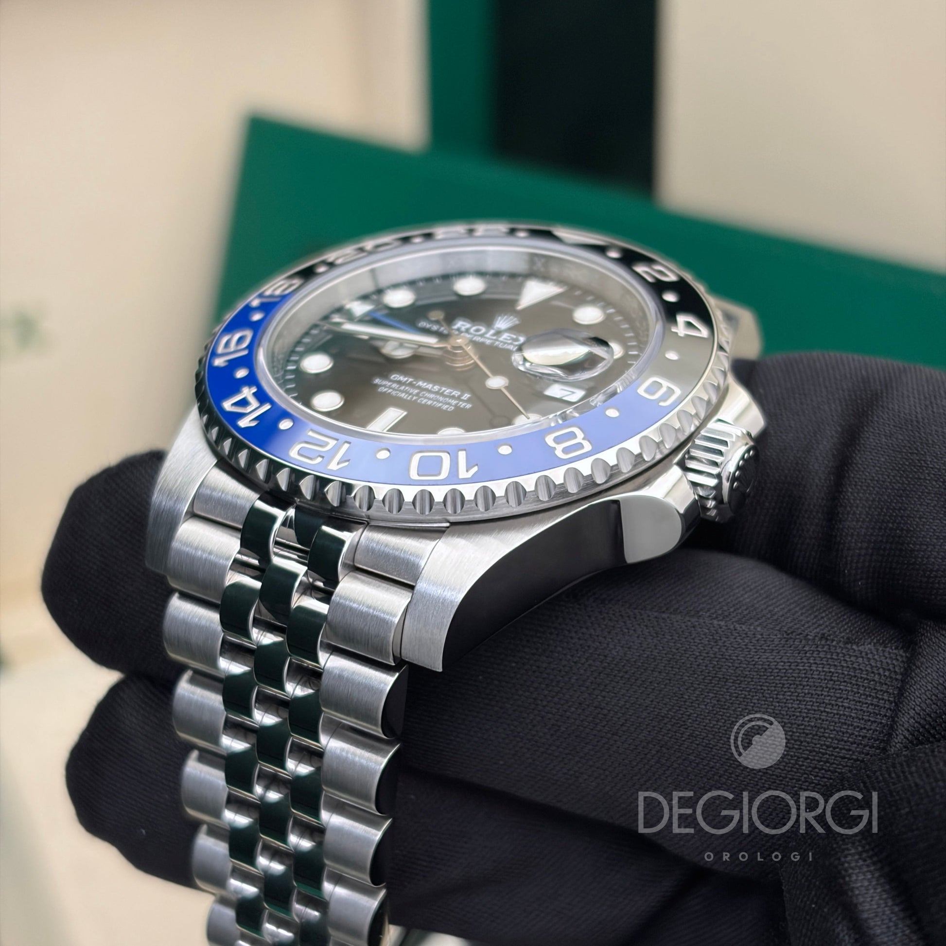 Rolex GMT Master II 126710BLNR 40 mm Acciaio Jubilee Batman Batgirl