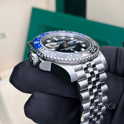 Rolex GMT Master II 126710BLNR 40 mm Acciaio Jubilee Batman Batgirl