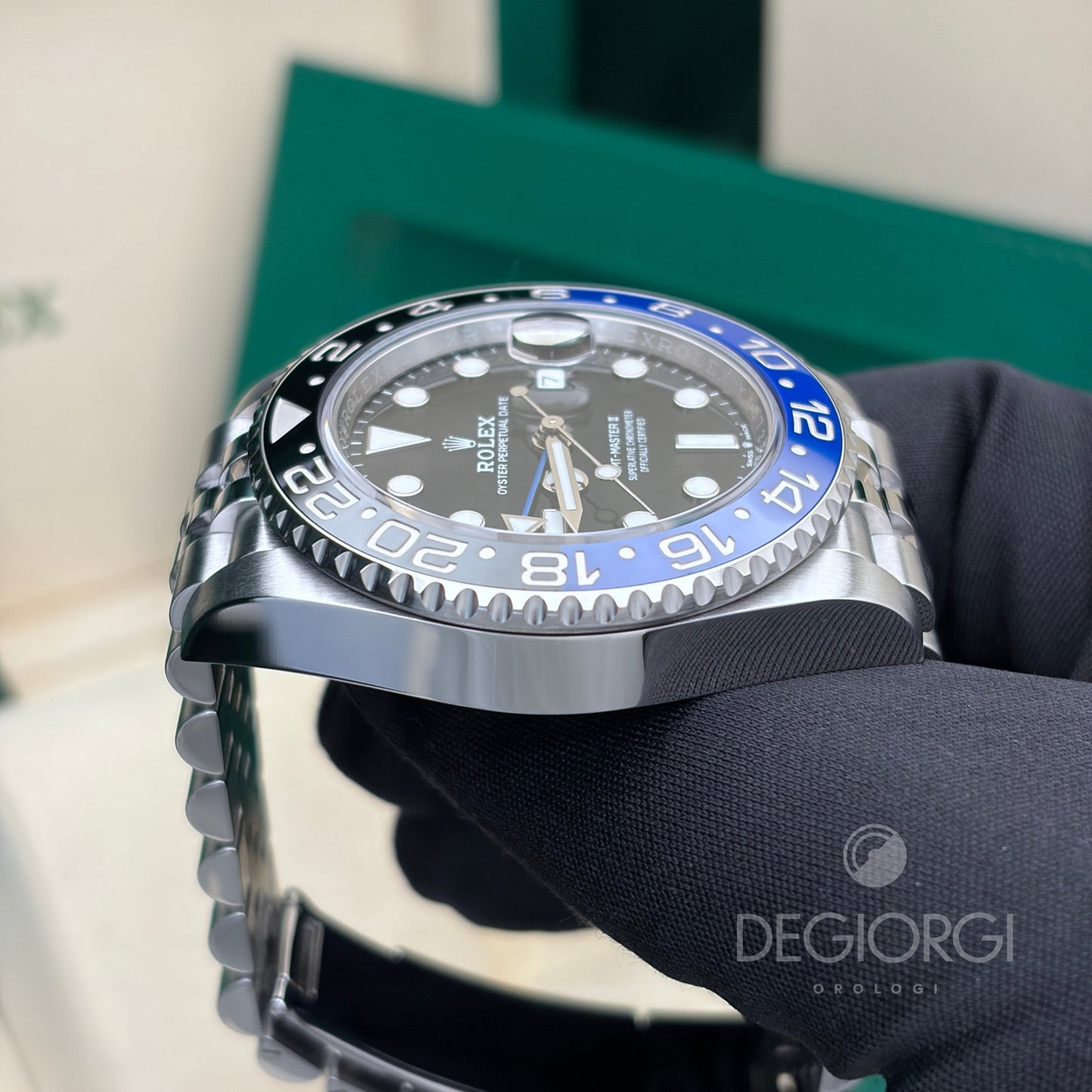 Rolex GMT Master II 126710BLNR 40 mm Acciaio Jubilee Batman Batgirl