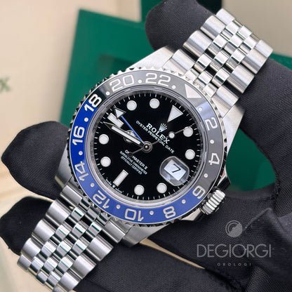 Rolex GMT Master II 126710BLNR 40 mm Acciaio Jubilee Batman Batgirl