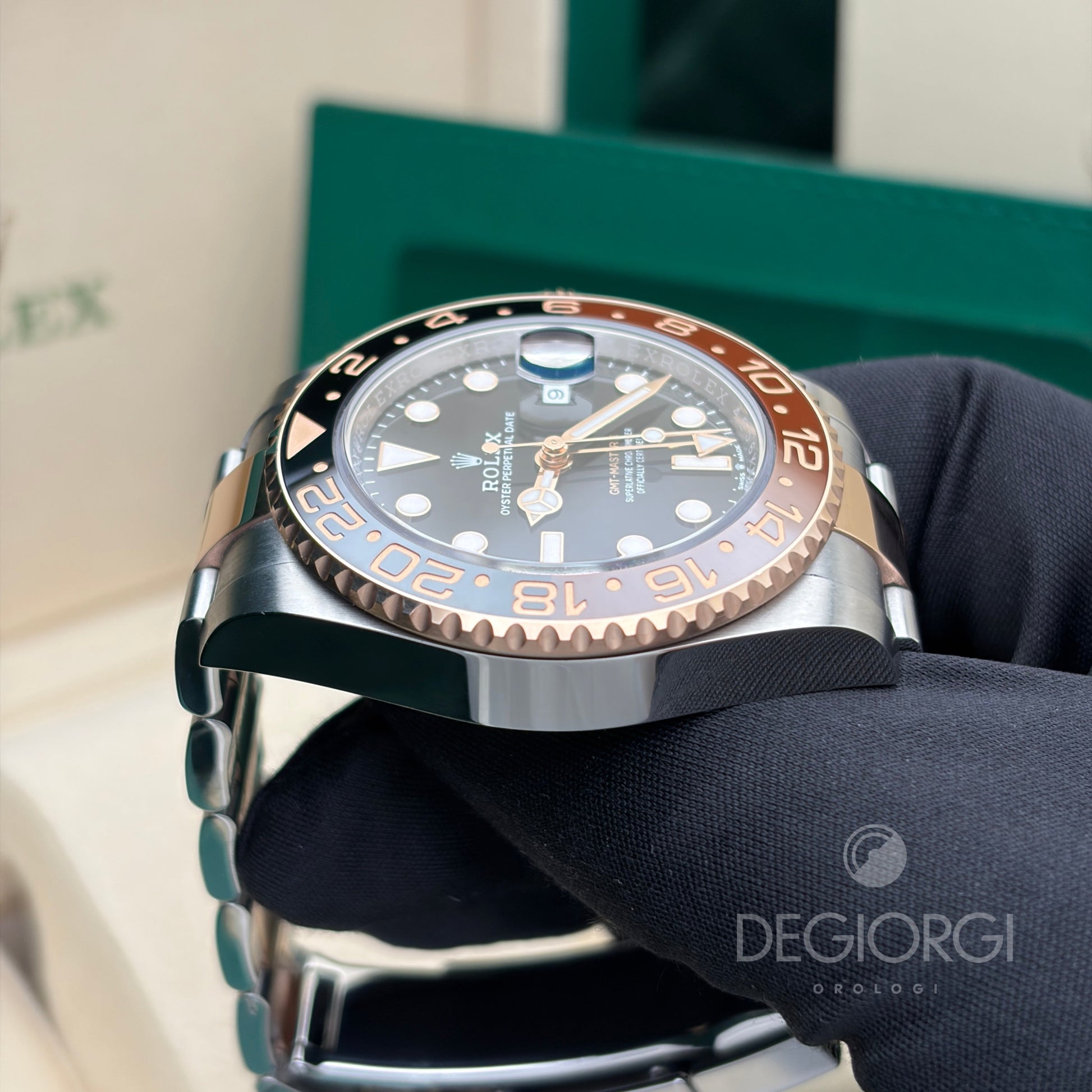 Rolex GMT Master II 126711CHNR Rootbeer Oyster 40 mm Ceramica