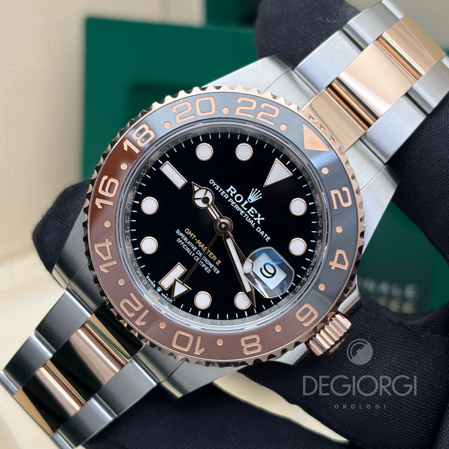 Rolex GMT Master II 126711CHNR Rootbeer Oyster 40 mm Ceramica