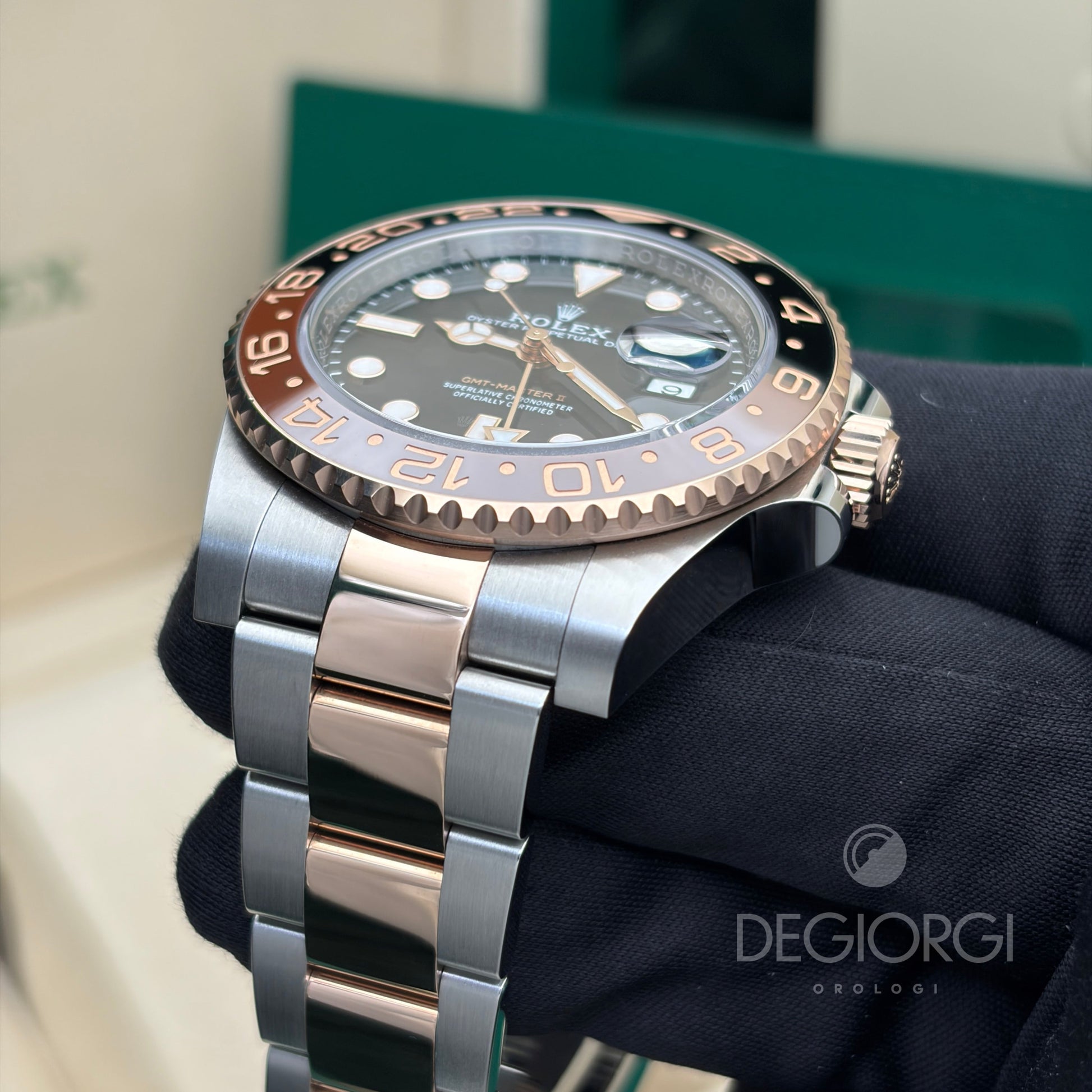 Rolex GMT Master II 126711CHNR Rootbeer Oyster 40 mm Ceramica