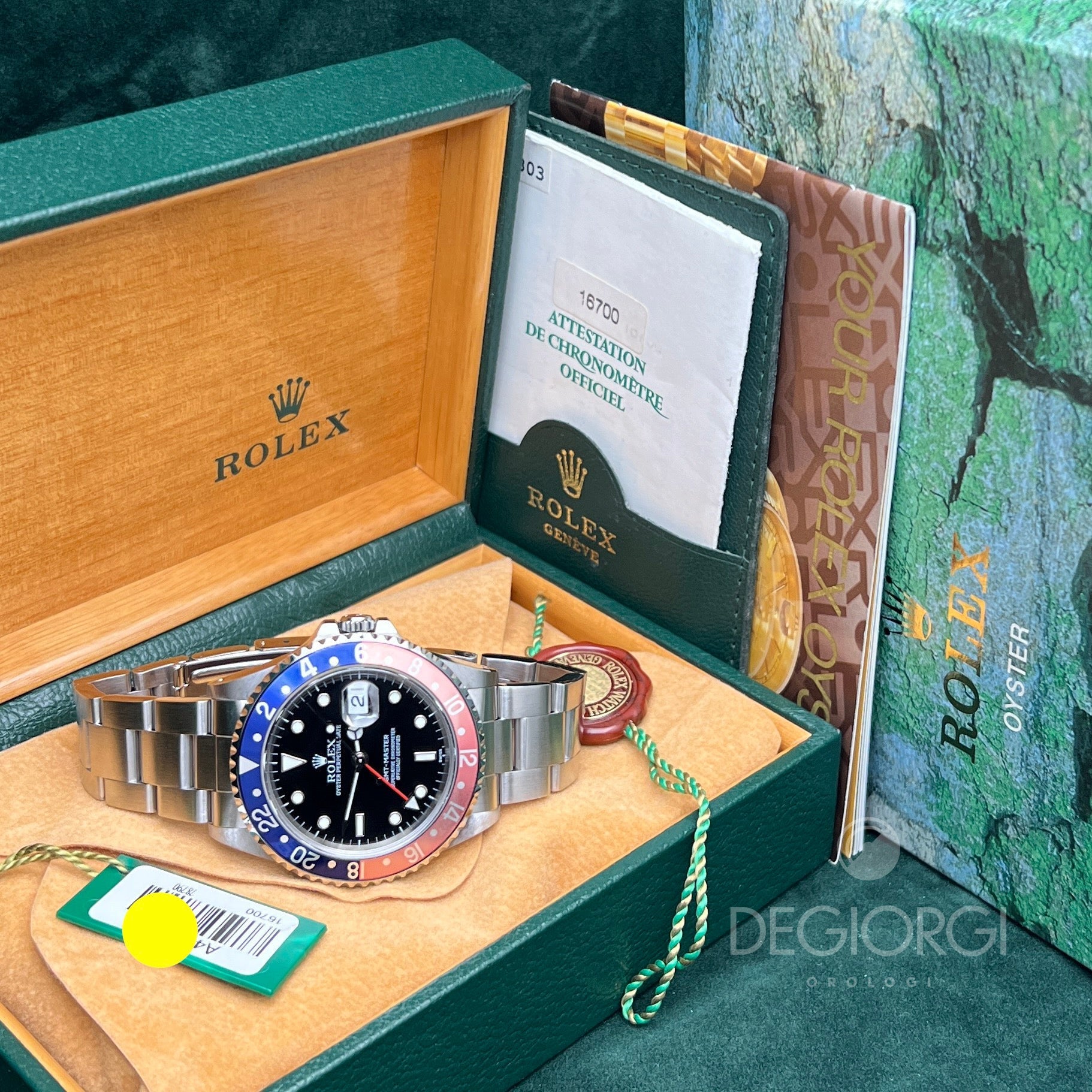 Rolex Gmt Master Ii 16700 Pepsi Swiss Only
