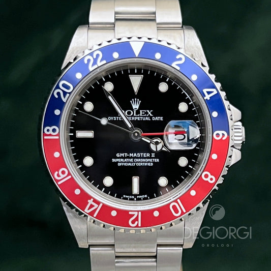 Rolex GMT Master II 16710 ’Pepsi’ Senza Fori