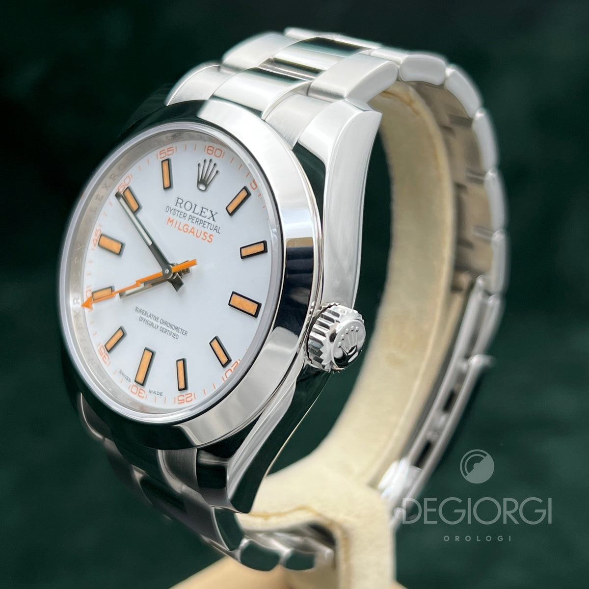 Rolex Milgauss 116400 Bianco Orologio