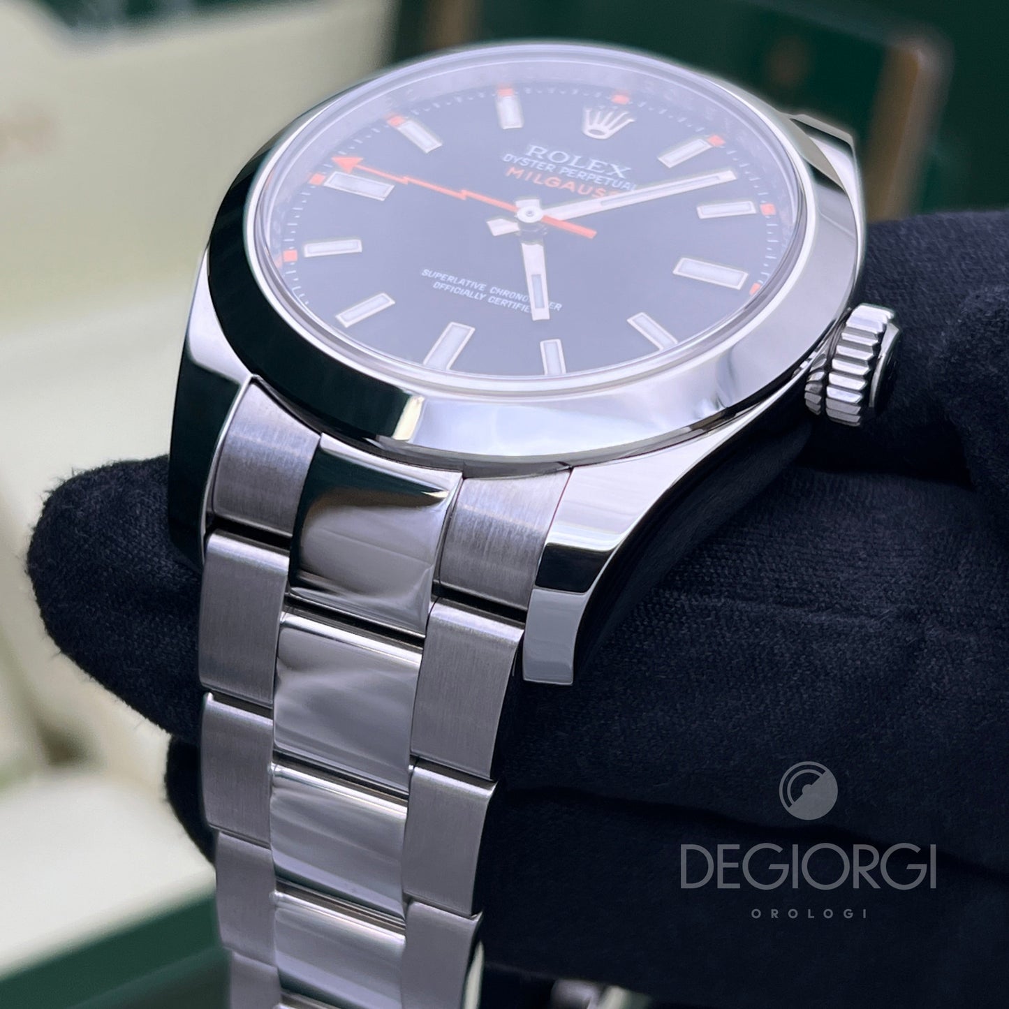 Rolex Milgauss 116400 Nero V7