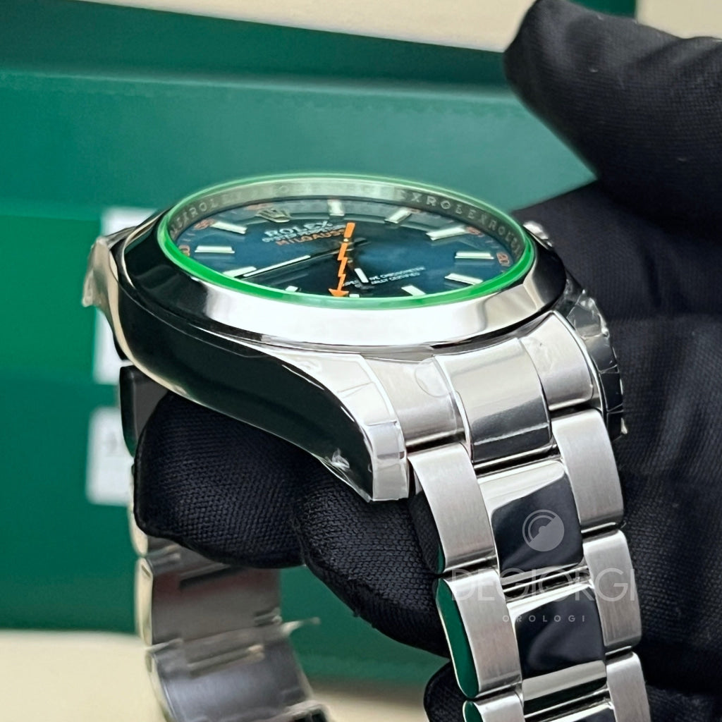 Rolex Milgauss 116400GV Blu Z NOS Pellicolato