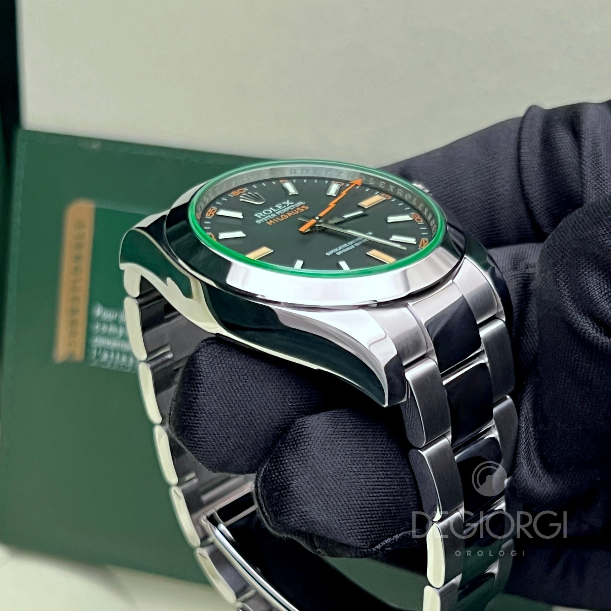 Rolex Milgauss 116400GV Vetro Verde