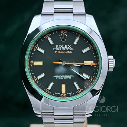 Rolex Milgauss 116400GV Vetro Verde