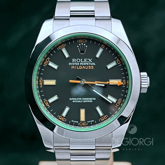 Rolex Milgauss 116400GV Vetro Verde
