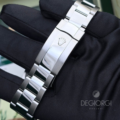 Rolex Milgauss 116400GV Vetro Verde 40 mm Acciaio Oyster