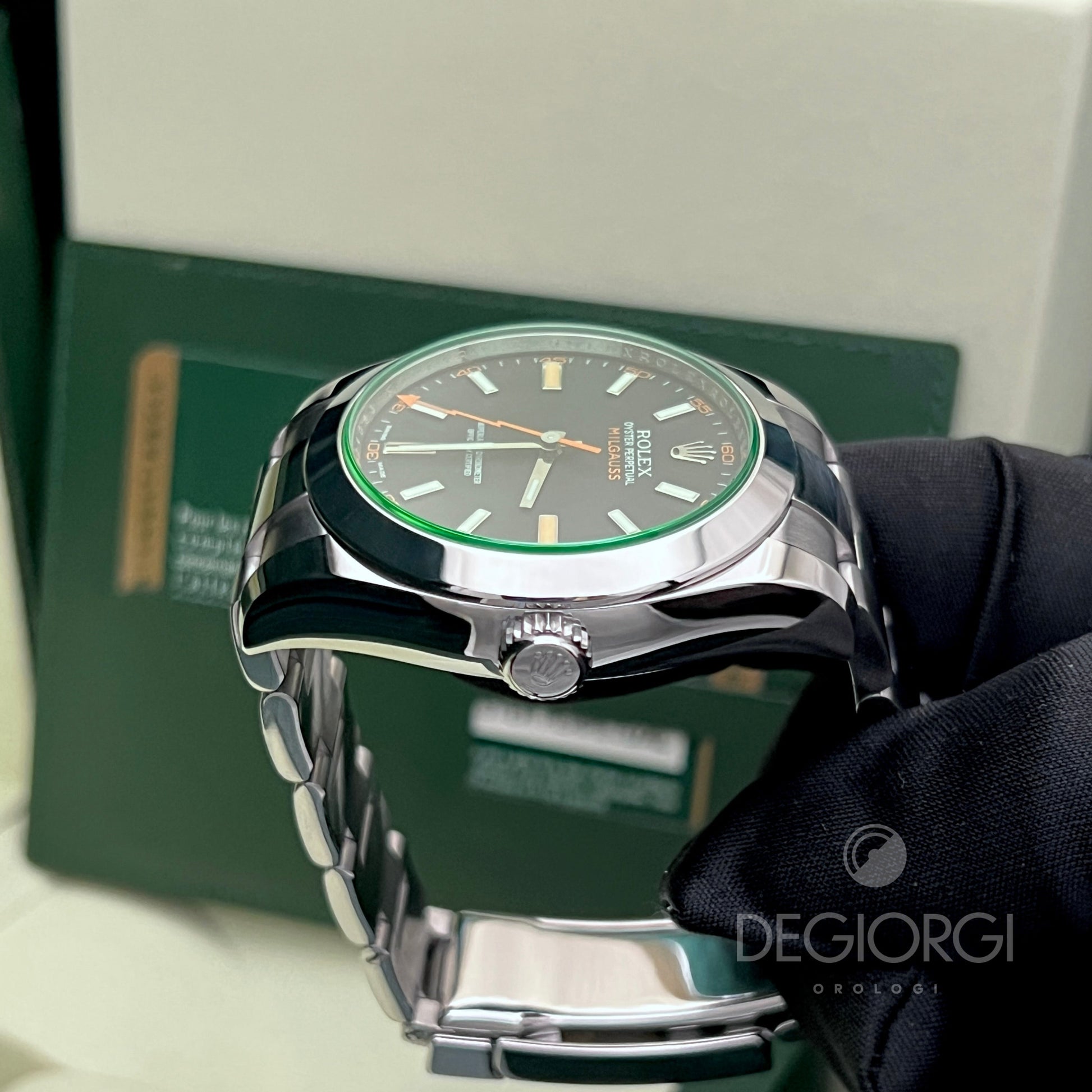 Rolex Milgauss 116400GV Vetro Verde