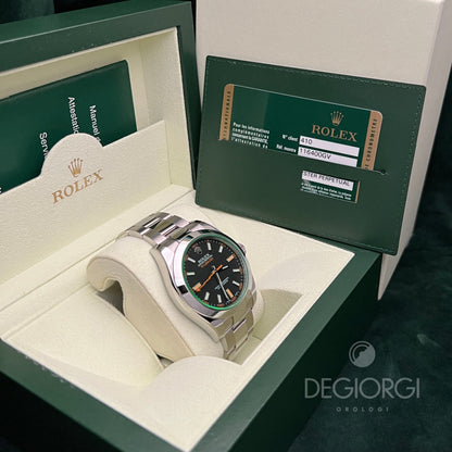 Rolex Milgauss 116400GV Vetro Verde