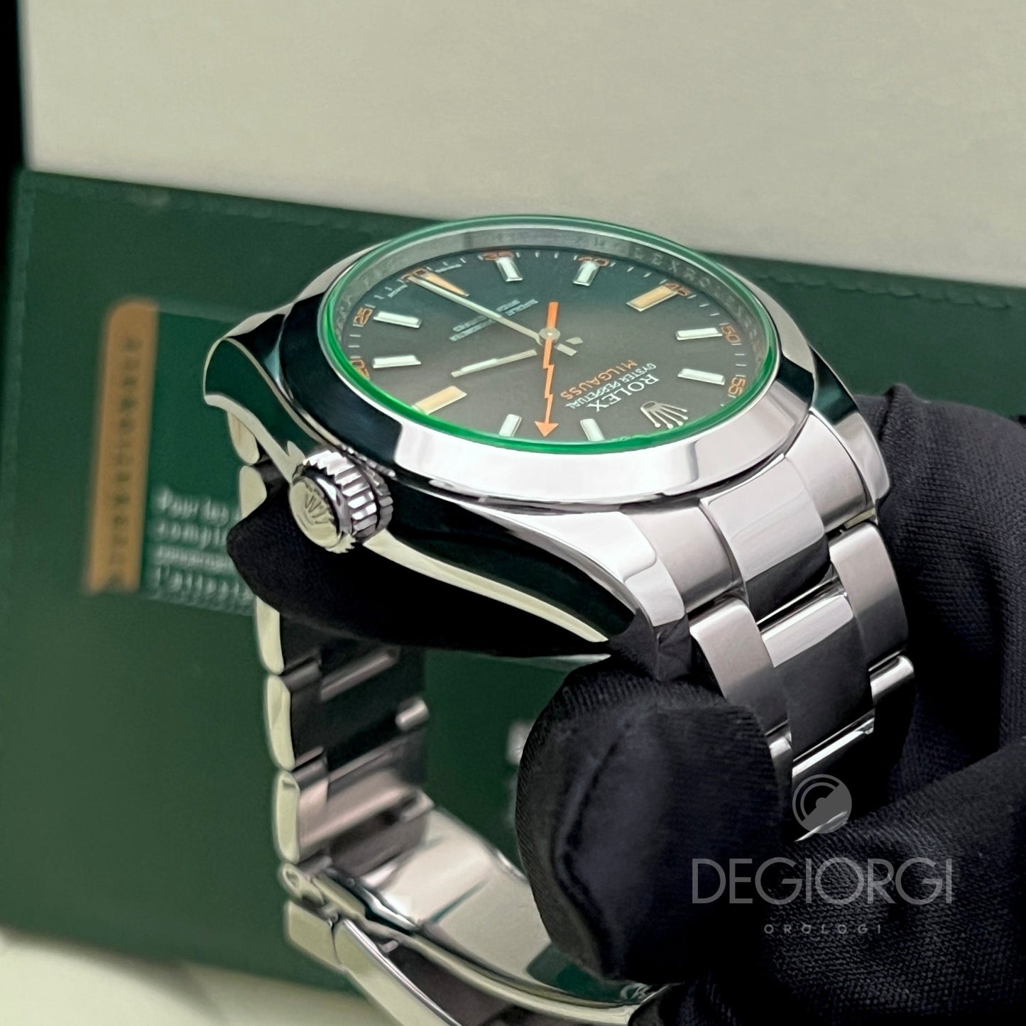 Rolex Milgauss 116400GV Vetro Verde
