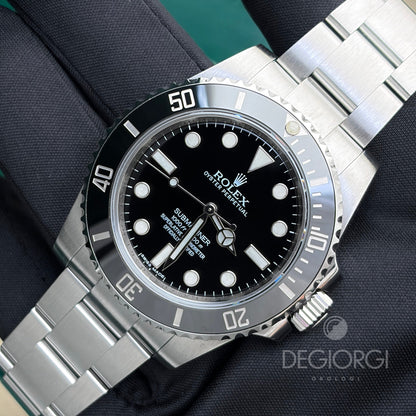 Rolex Submariner 114060 Ceramica 40 mm Acciaio Oyster