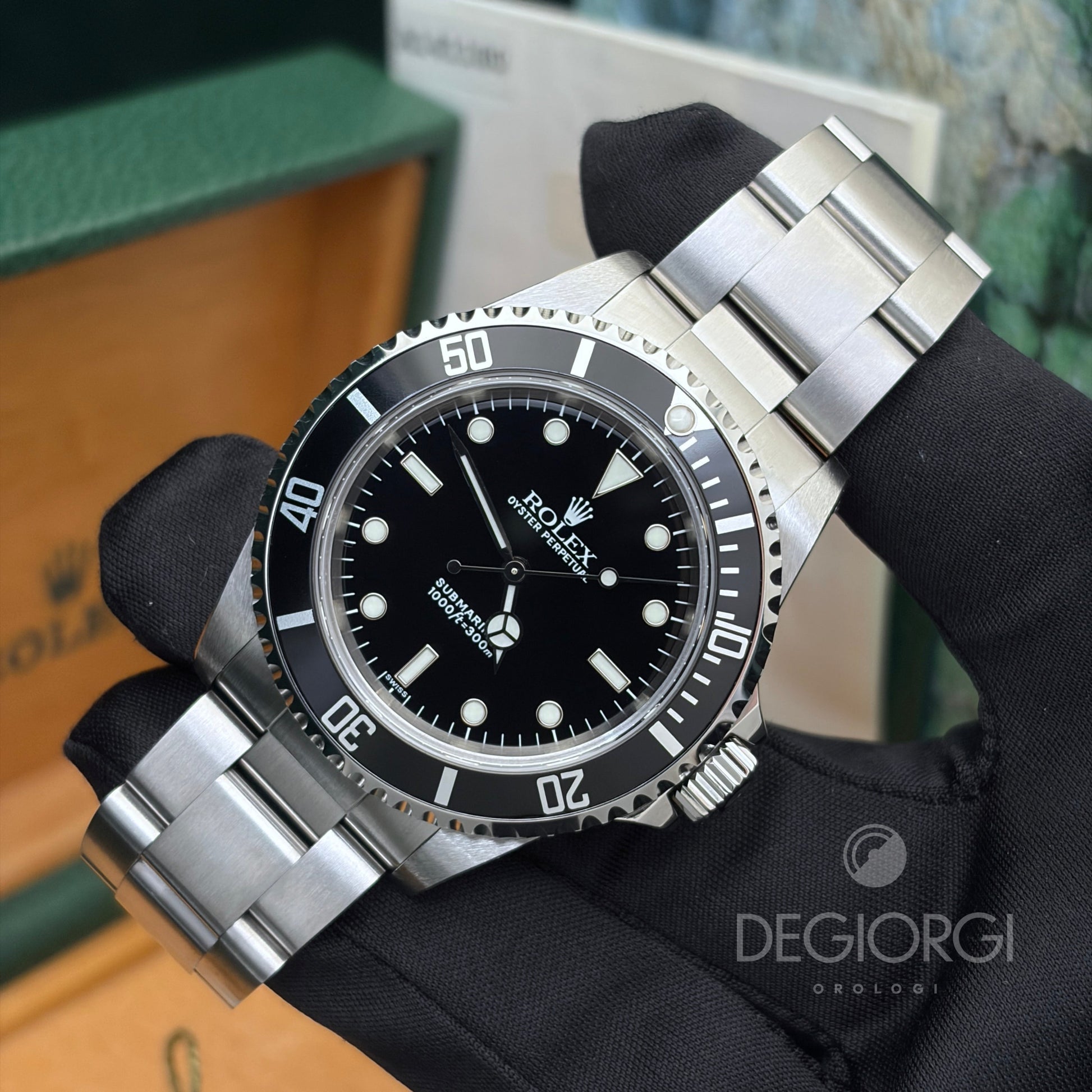 Rolex Submariner 14060 Oyster 40 mm Acciaio Swiss Only