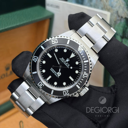 Rolex Submariner 14060 Oyster 40 mm Acciaio Swiss Only