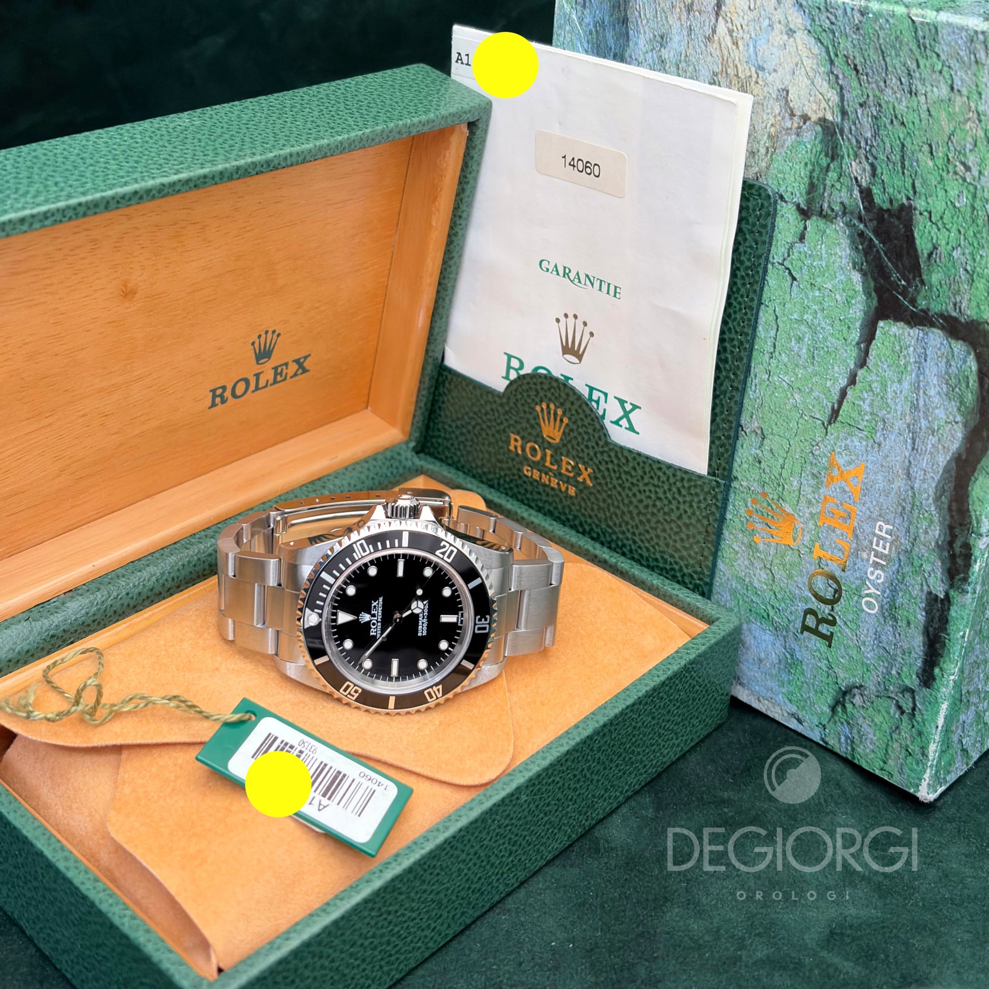 Rolex Submariner 14060 Oyster 40 mm Acciaio Swiss Only