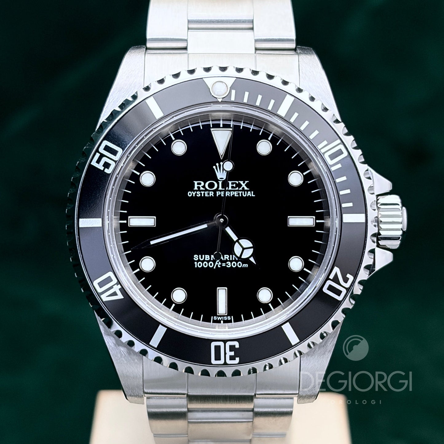 Rolex Submariner 14060 Oyster 40 mm Acciaio Swiss Only