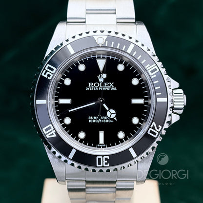 Rolex Submariner 14060 Oyster 40 mm Acciaio Swiss Only