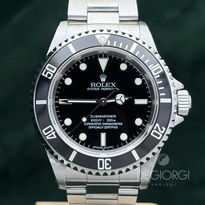 Rolex Submariner 14060M RRR Card 40 mm Acciaio Nero