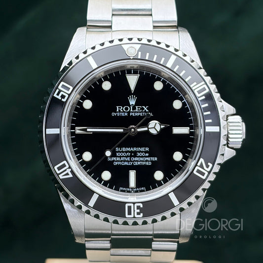 Rolex Submariner 14060M RRR Card 40 mm Acciaio Nero