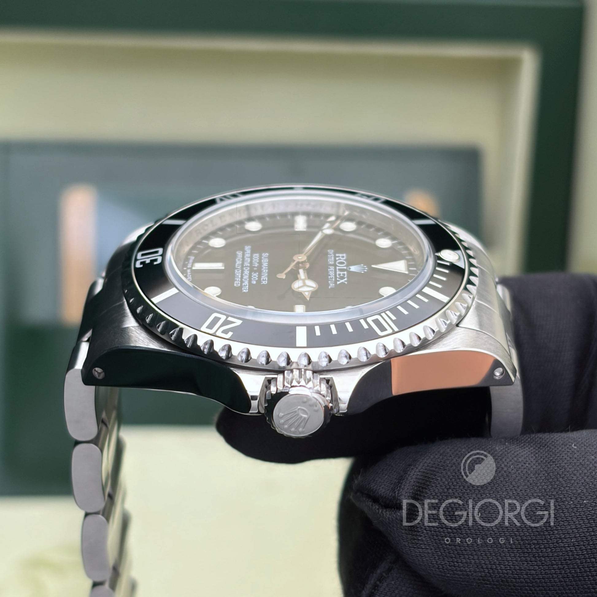 Rolex Submariner 14060M RRR Card 40 mm Acciaio Nero