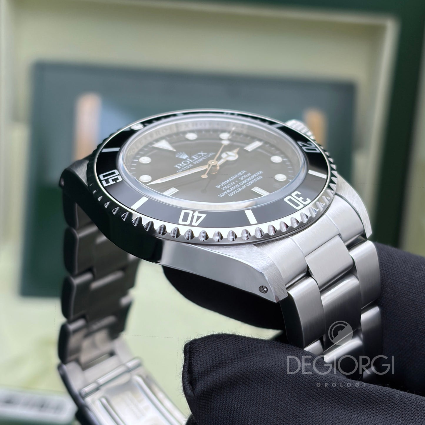 Rolex Submariner 14060M RRR Card 40 mm Acciaio Nero