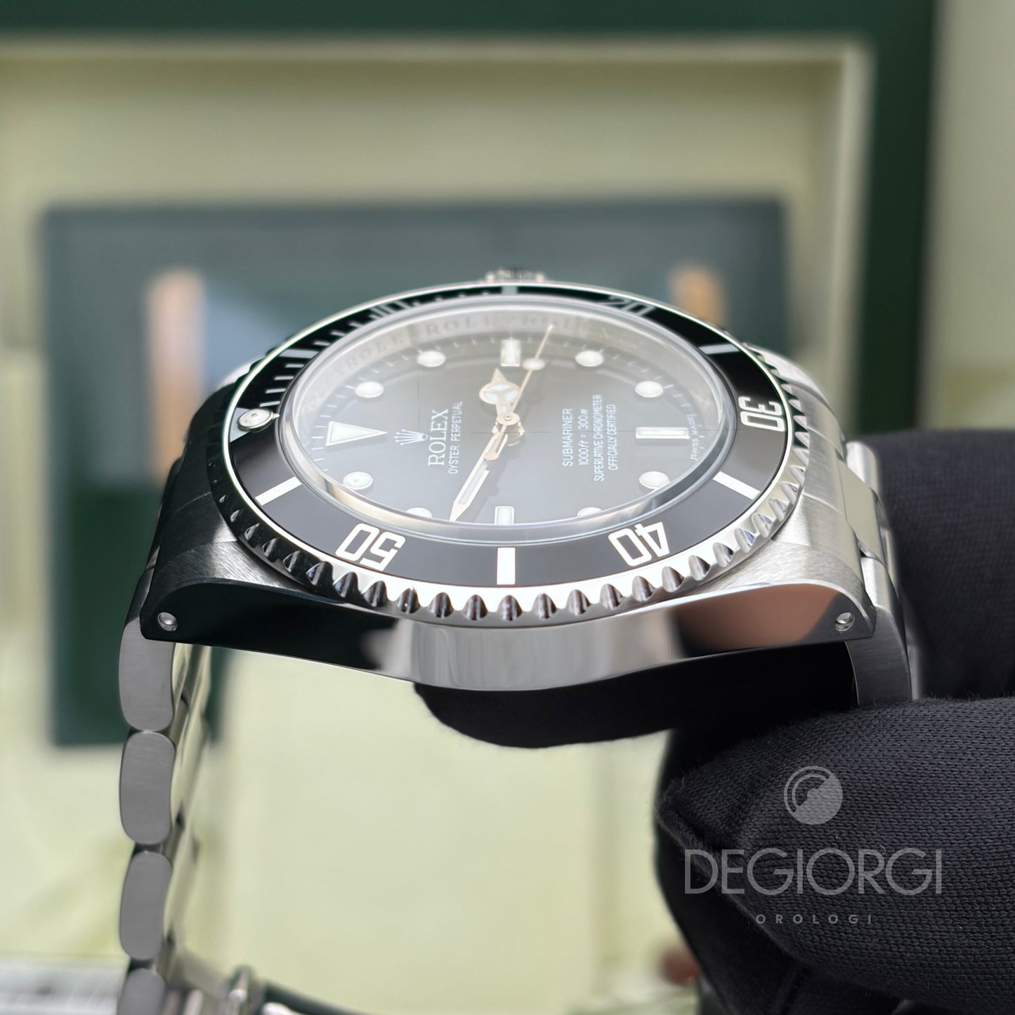Rolex Submariner 14060M RRR Card 40 mm Acciaio Nero