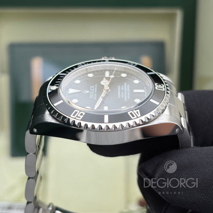 Rolex Submariner 14060M RRR Card 40 mm Acciaio Nero