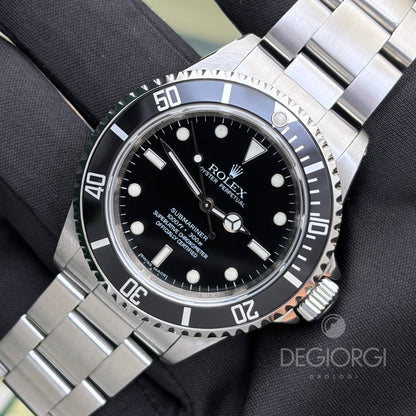 Rolex Submariner 14060M RRR Card 40 mm Acciaio Nero