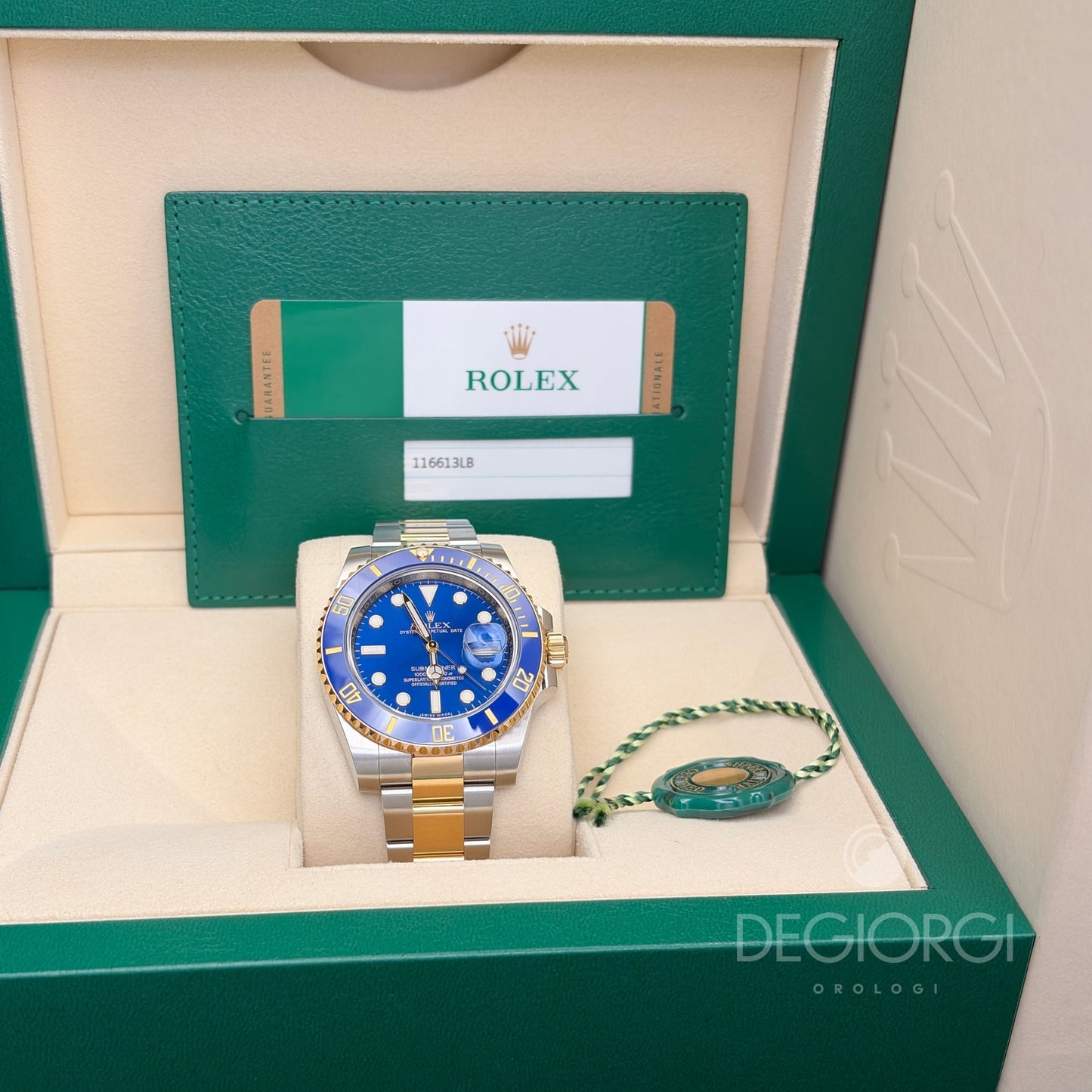 Rolex Submariner Date 116613LB Ceramica Blu 40 mm Oyster