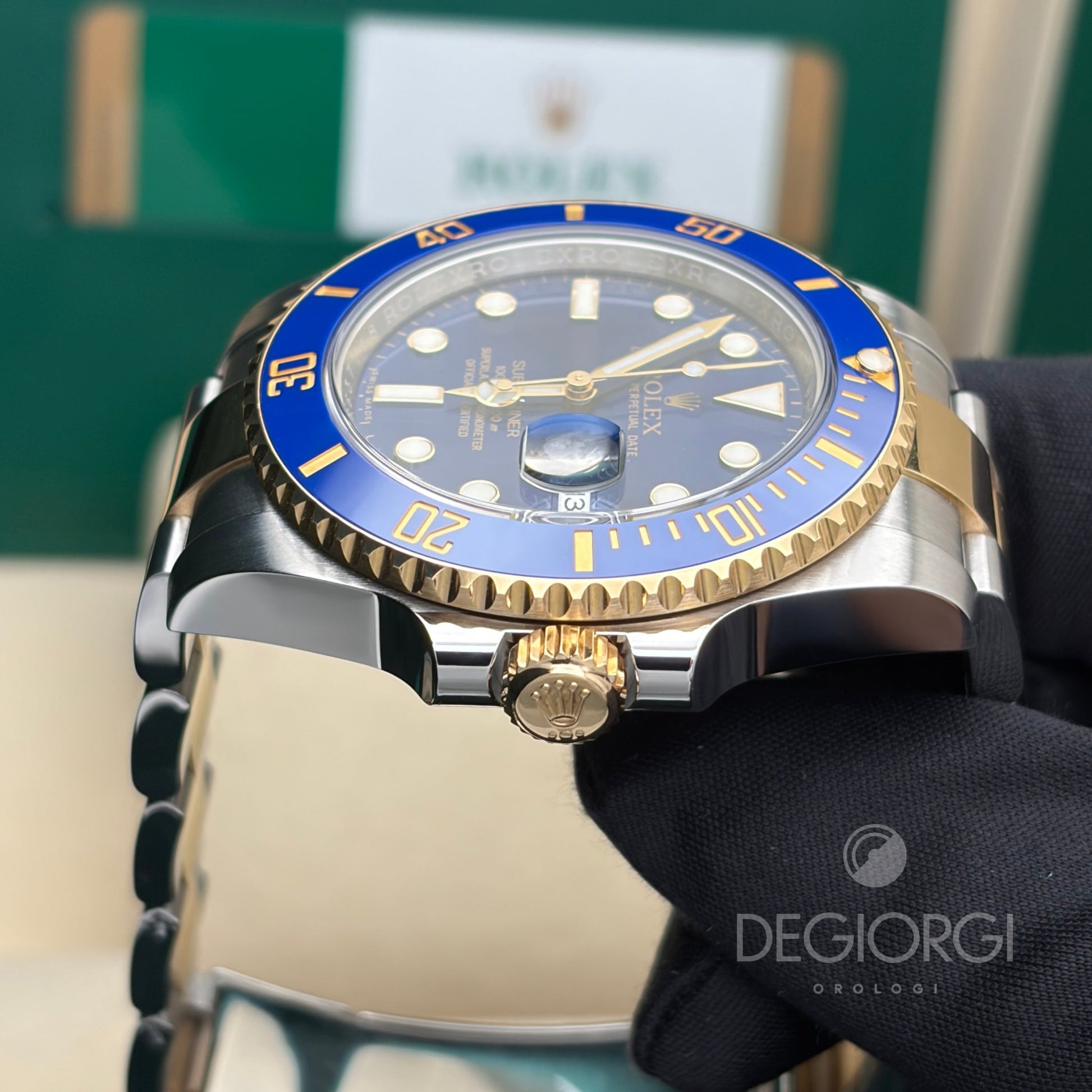 Rolex Submariner Date 116613LB Ceramica Blu 40 mm Oyster
