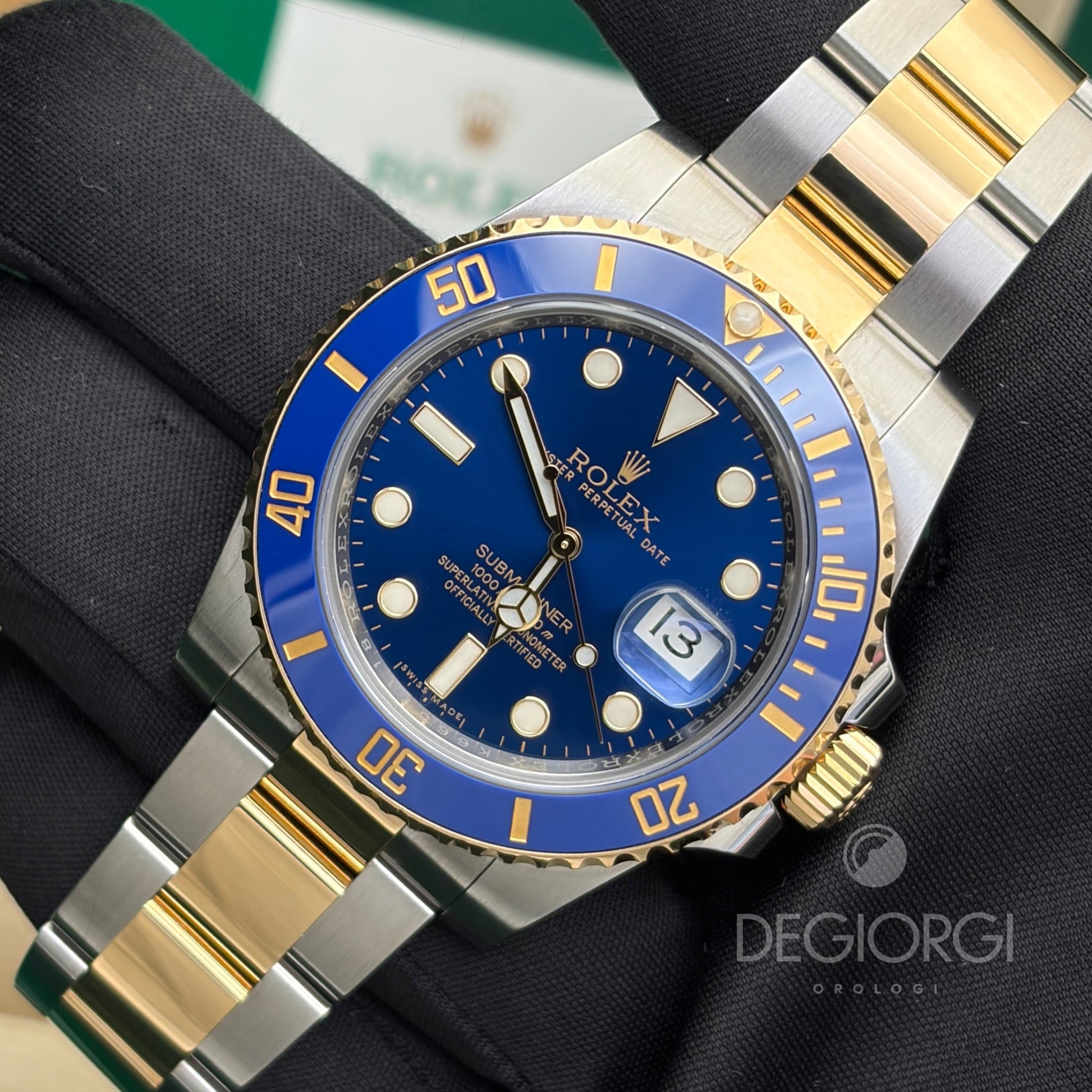 Rolex Submariner Date 116613LB Ceramica Blu 40 mm Oyster
