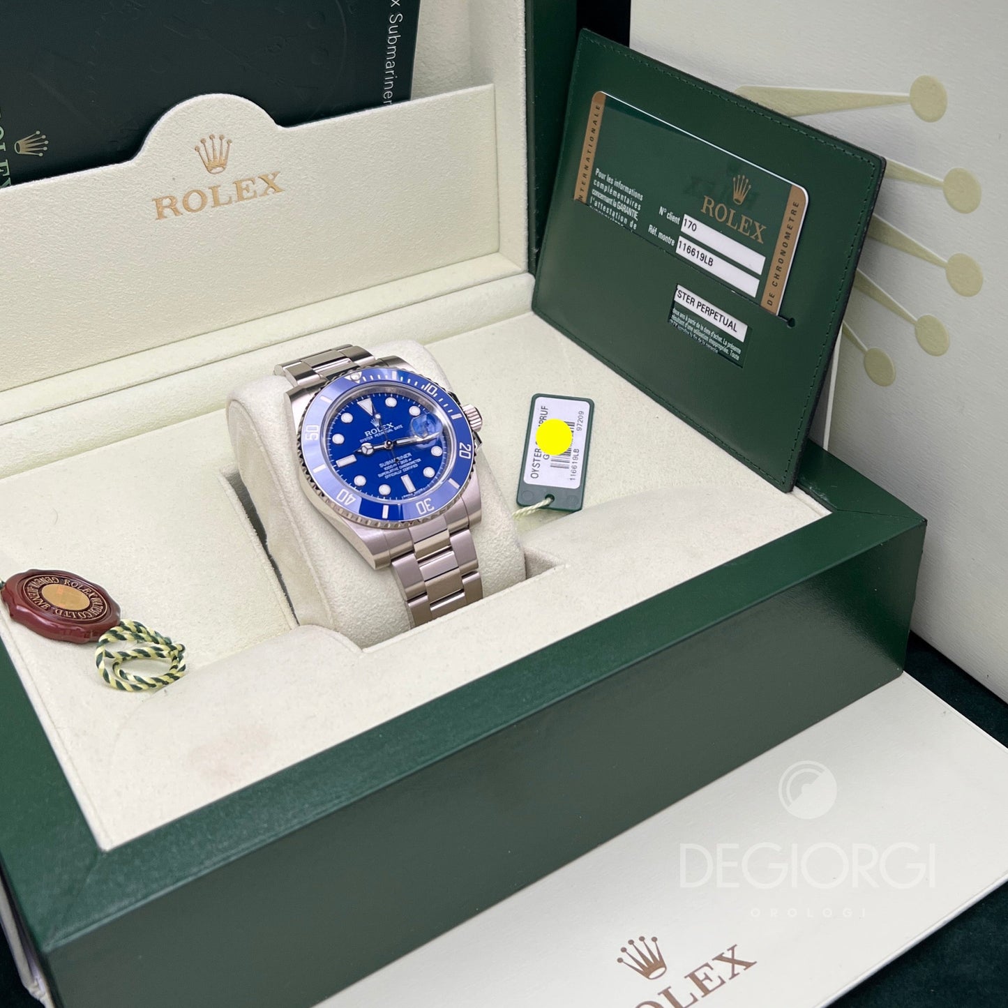 Rolex Submariner Date 116619Lb Puffo Oro Bianco