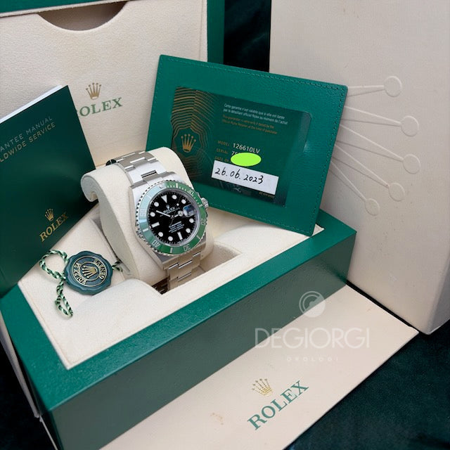 Rolex Submariner Date 126610LV Oyster 41 mm Ghiera Verde Starbucks