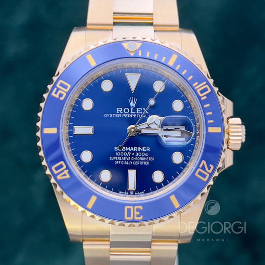 Rolex Submariner Date 126618Lb Blu Oro Giallo