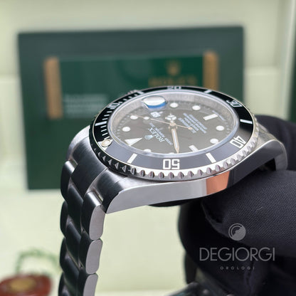 Rolex Submariner Date 16610 RRR Card 40 mm Acciaio Nero
