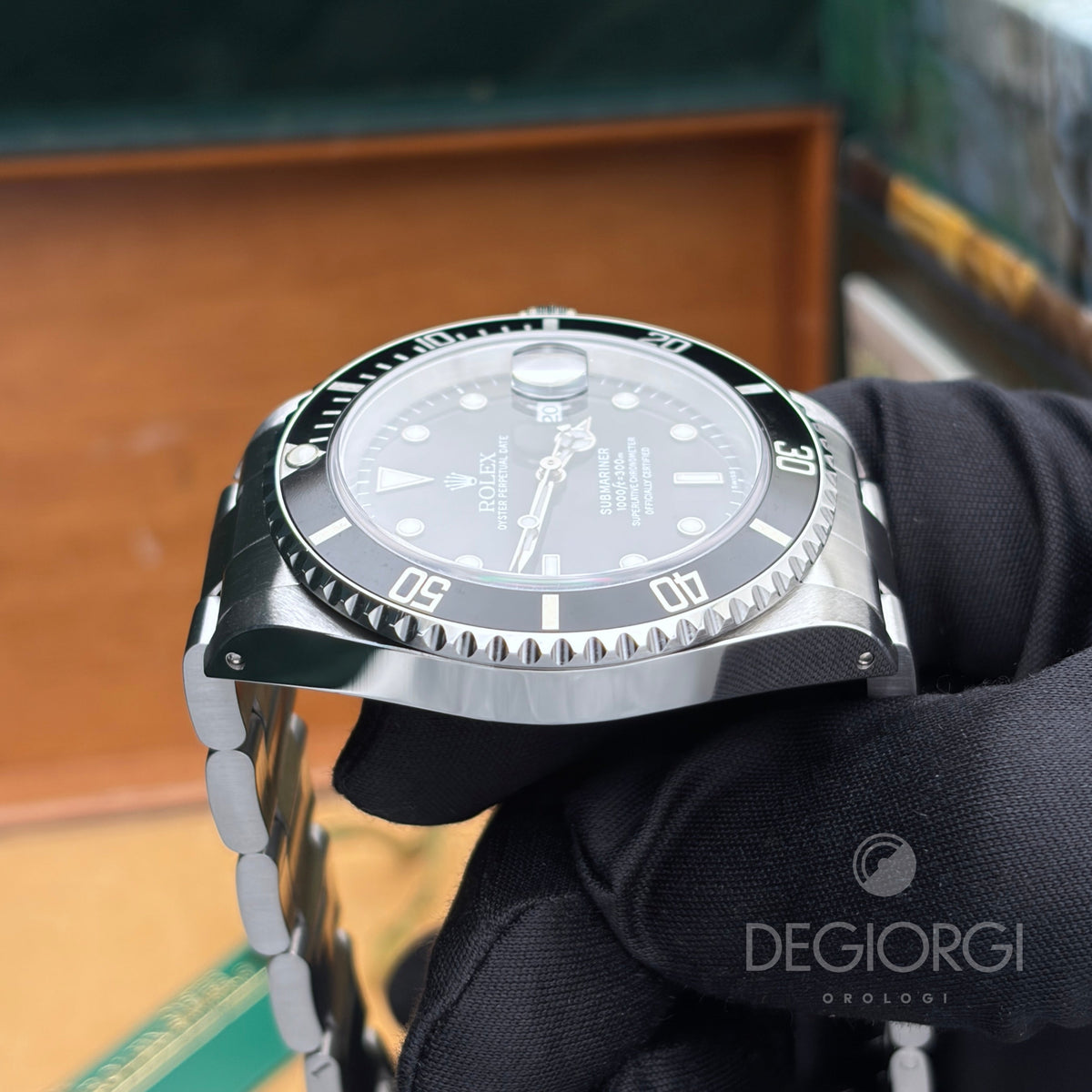 Rolex Submariner Date 16610 Swiss Only 40 mm Acciaio Nero