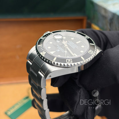 Rolex Submariner Date 16610 Swiss Only 40 mm Acciaio Nero