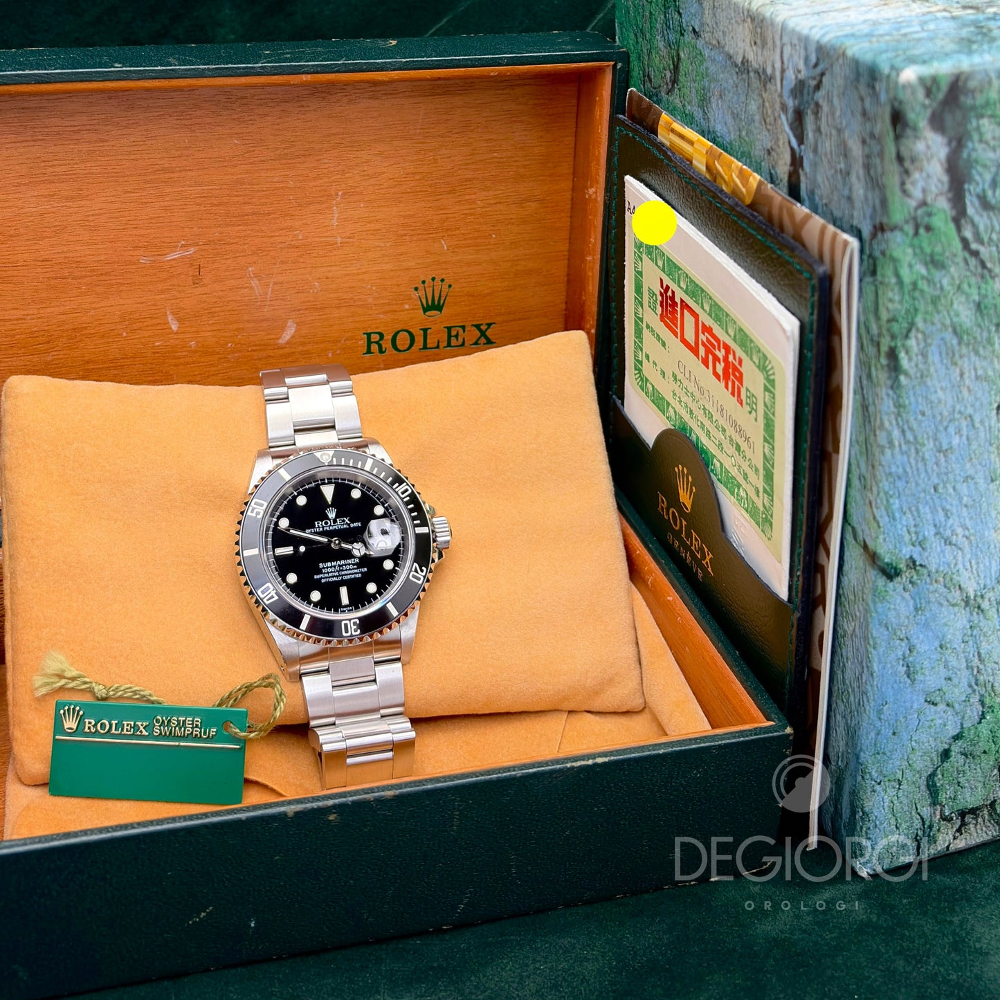 Rolex Submariner Date 16610 Swiss Only 40 mm Acciaio Nero