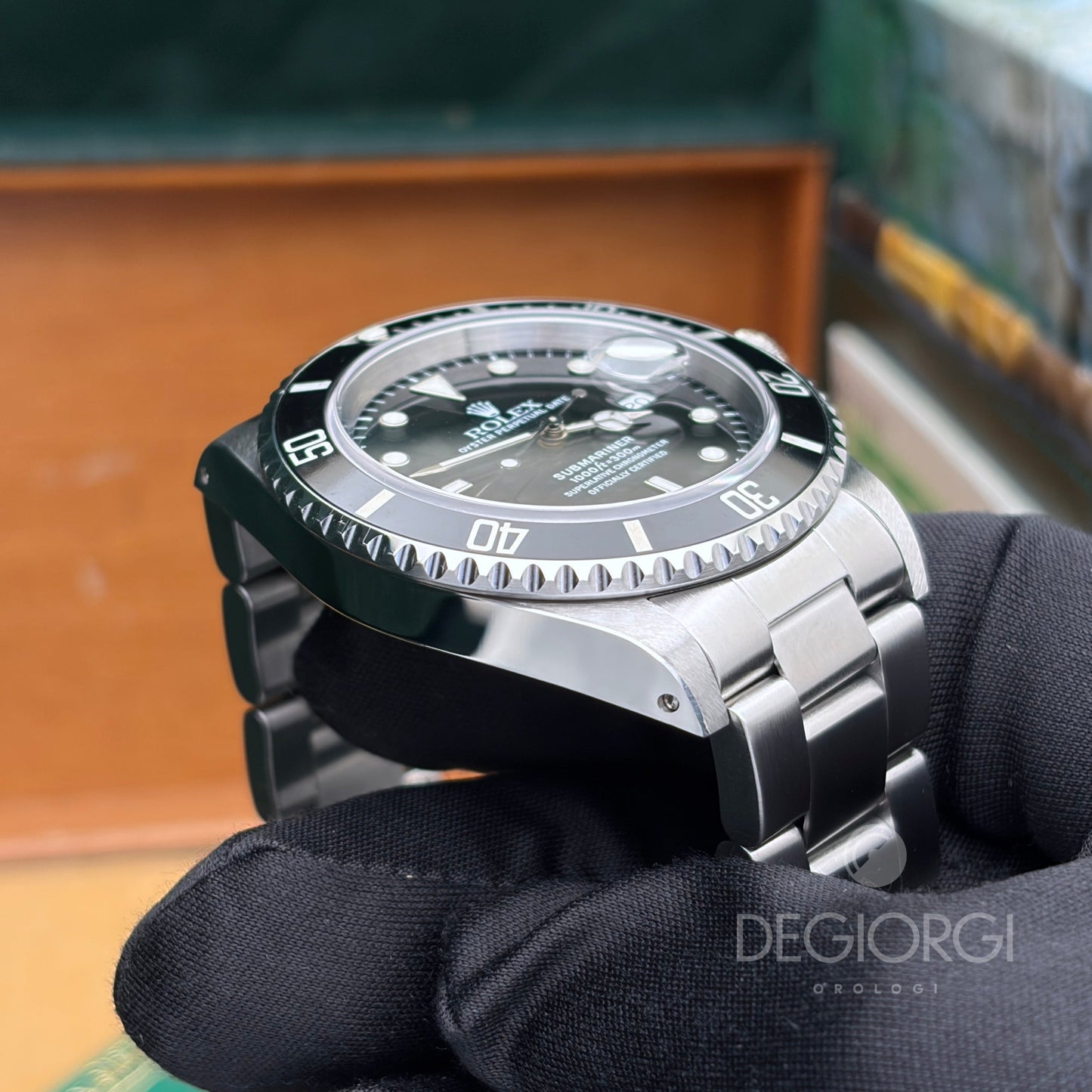 Rolex Submariner Date 16610 Swiss Only 40 mm Acciaio Nero
