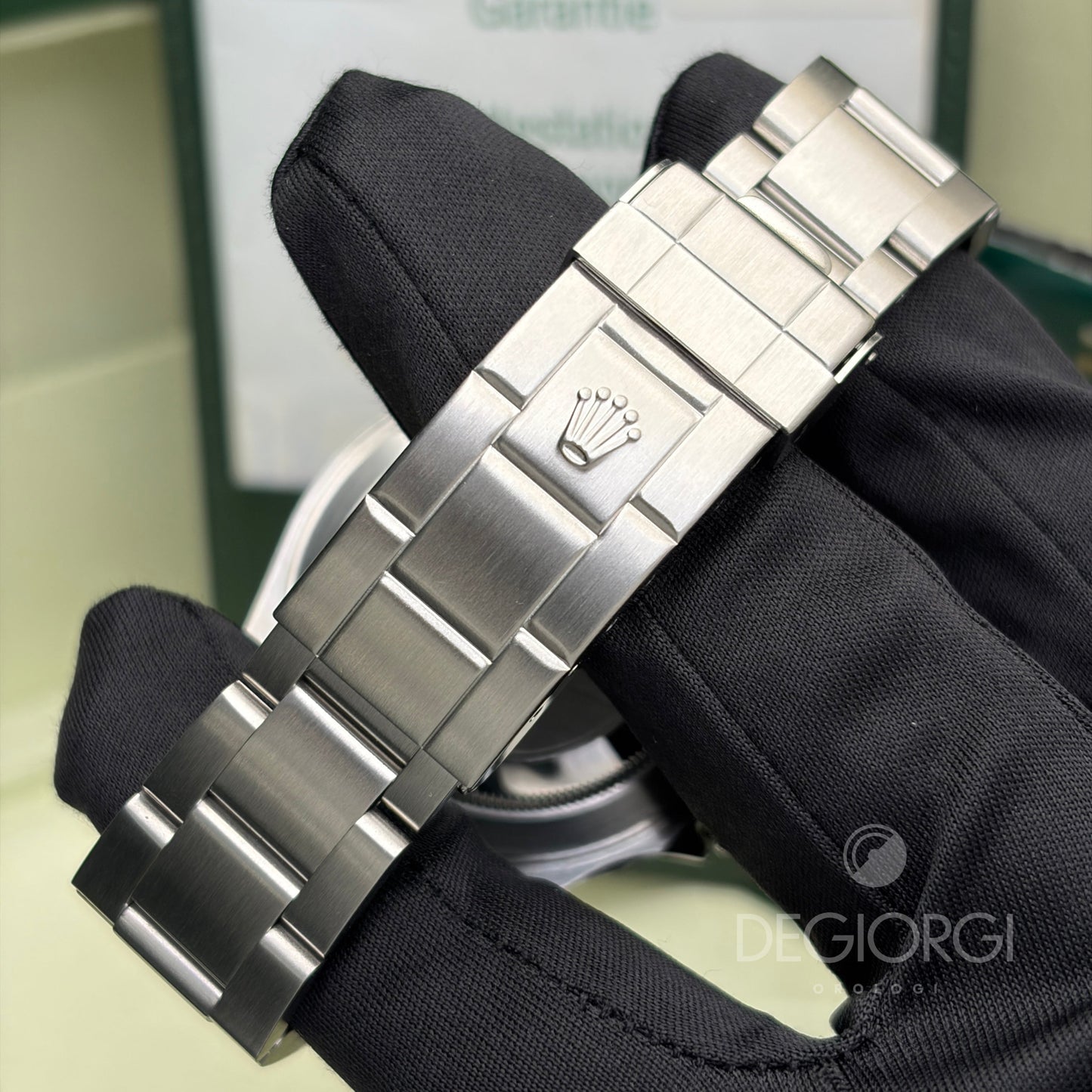 Rolex Submariner Date 16610LV Kermit Ghiera verde 40 mm Acciaio Oyster