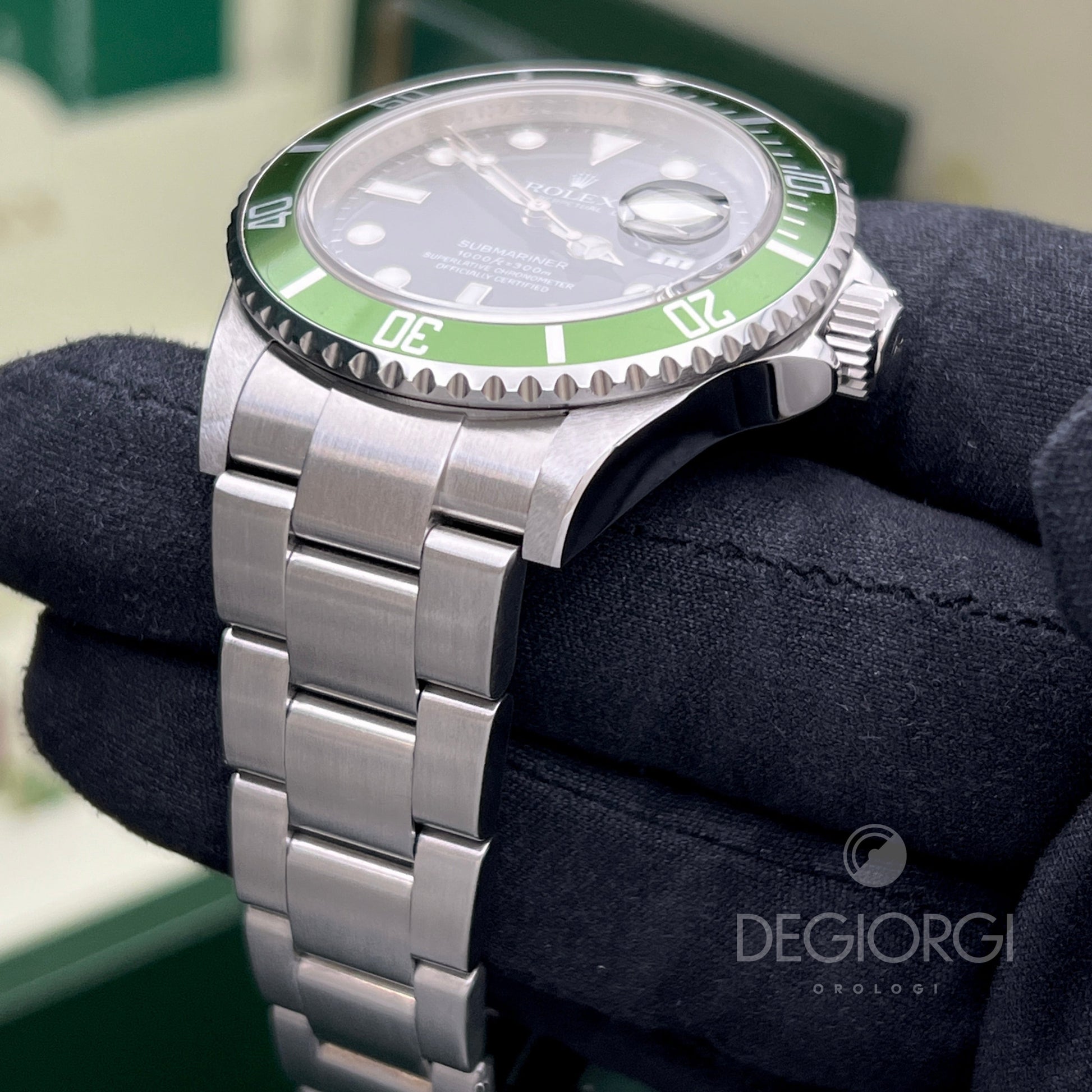 Rolex Submariner Date 16610Lv Kermit Rrr 2008