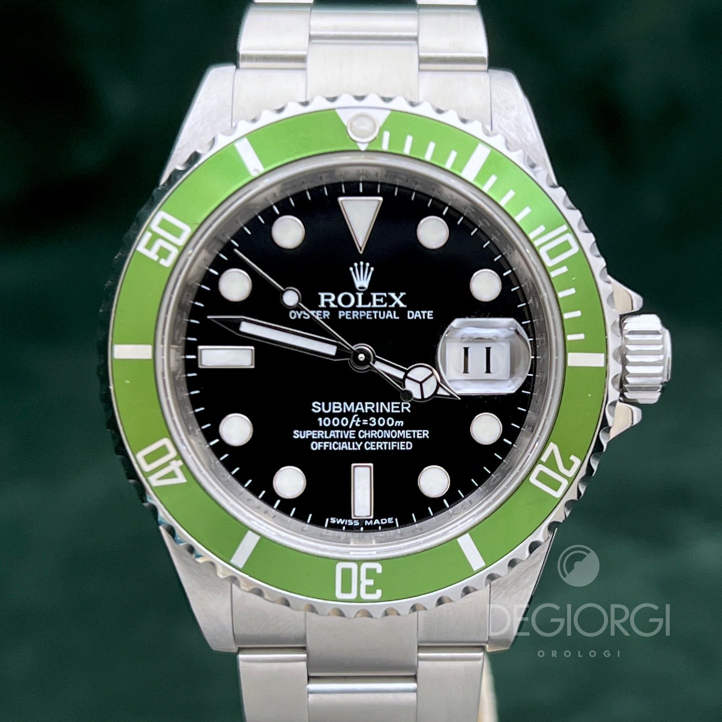 Rolex Submariner Date 16610Lv Kermit Rrr 2008