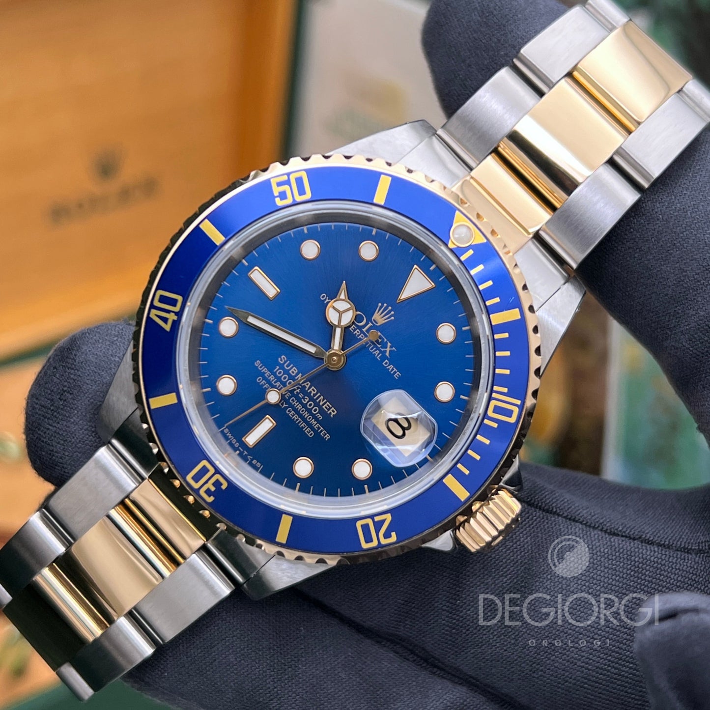 Rolex Submariner Date 16613 Blu